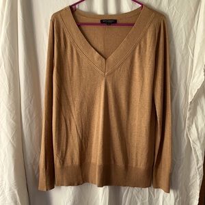 Banana Republic silk cashmere camel sweater